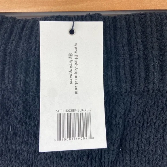 REVOLVE x Plush Cozy Tank and Pant Set in Black Size XS New with Tags - Picture 12 of 13